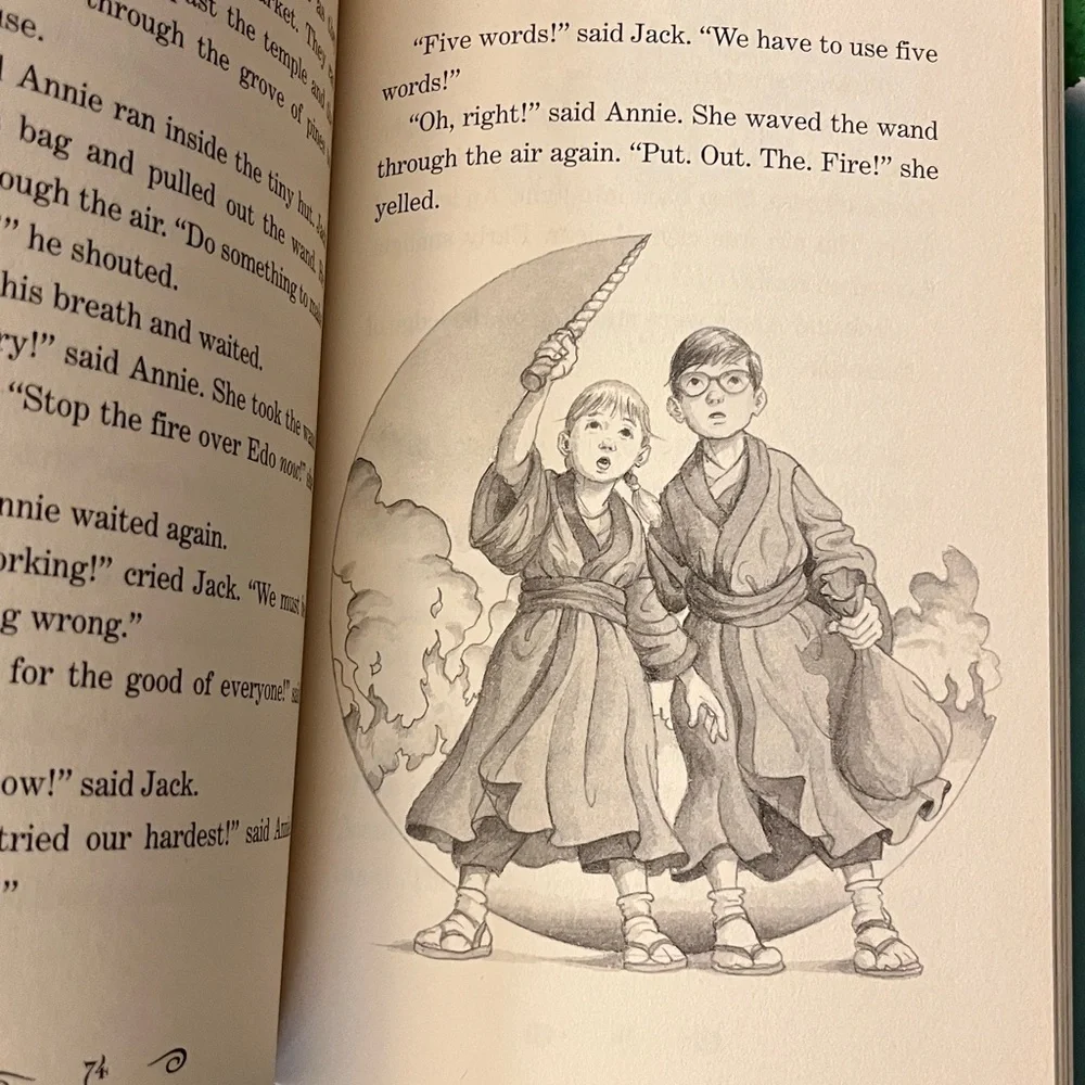 Dragon of the Red Dawn (Magic Tree House # 37, A Merlin Mission) Hardcover Mary